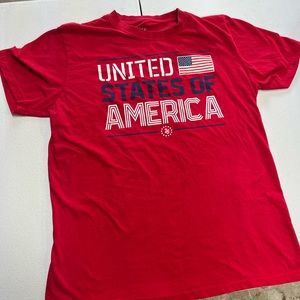 Home of the Brave - Large Red T-shirt - United States of America - 76